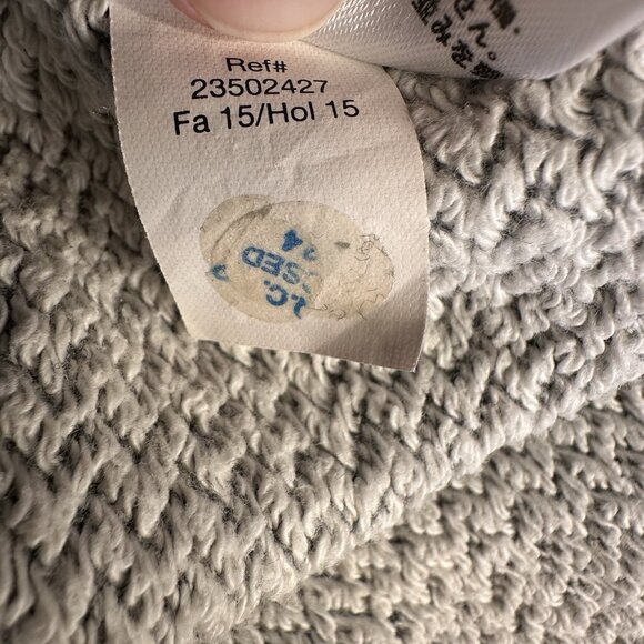 Eddie Bauer Outdoor Hoodie Size Med Grey Removable Faux Fur Hood Jacket Y2K Ski - Picture 6 of 12